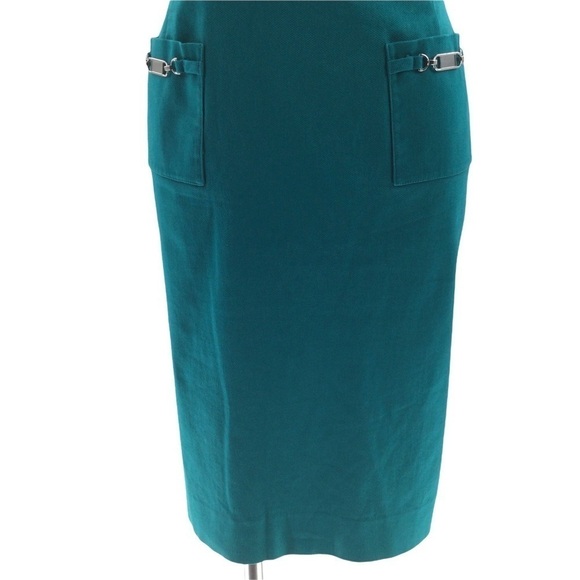 Tahari S. Levine Turquoise Dress - Picture 5 of 11